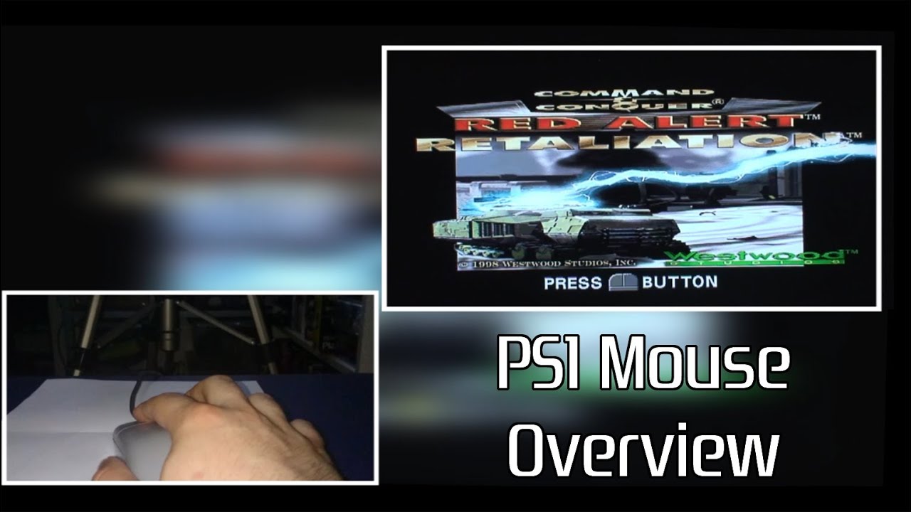 PS1 Mouse Overview - C&C:Retaliation and Die Hard Trilogy: Die Harder Gameplay