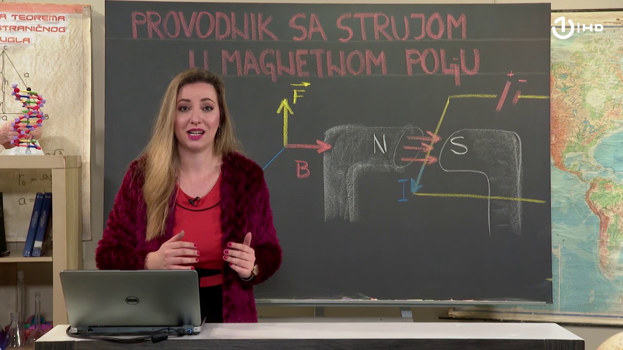Domaća zadaća za 9. razred: Fizika - Provodnik sa strujom u magnetnom polju
