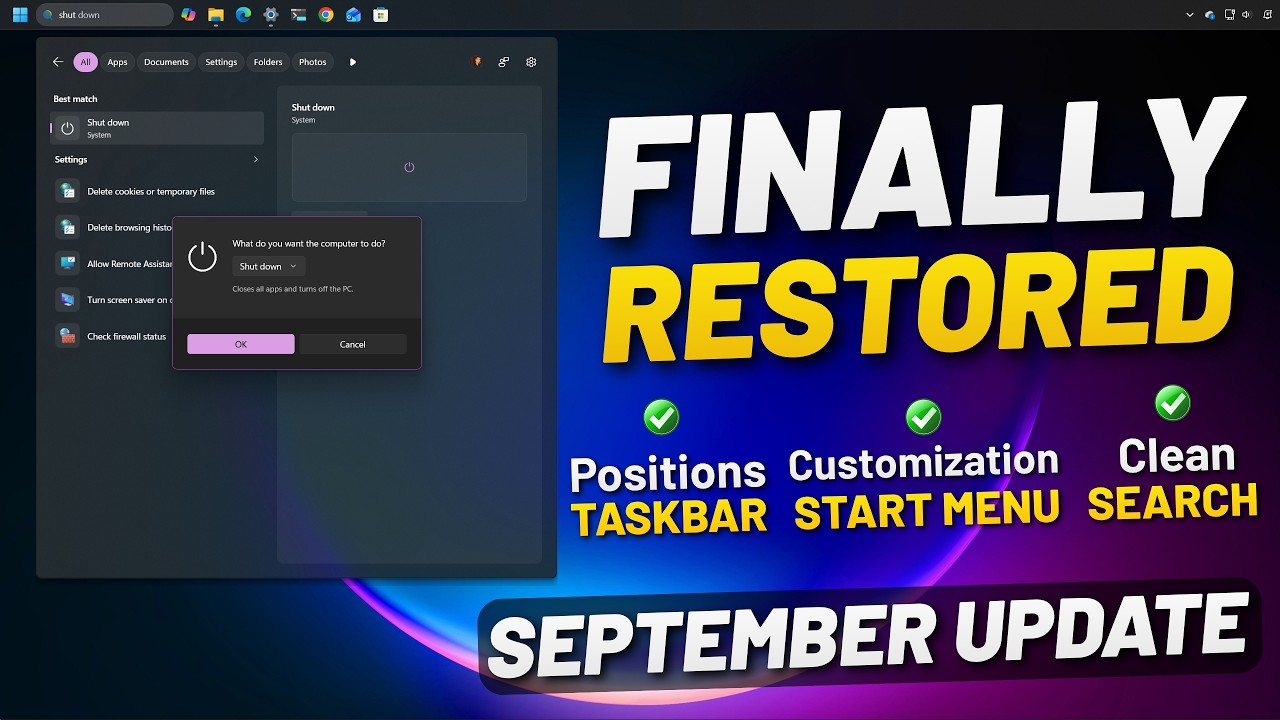 Обновление Windows 11 25H2 за сентябрь: исправляем ошибки разработчиков