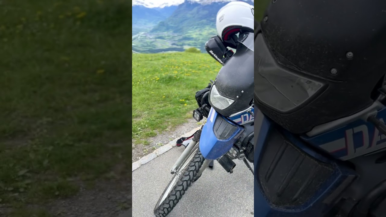I hit a fly in Liechtenstein! #f650gs #liechtenstein #mountains #motor_adventure
