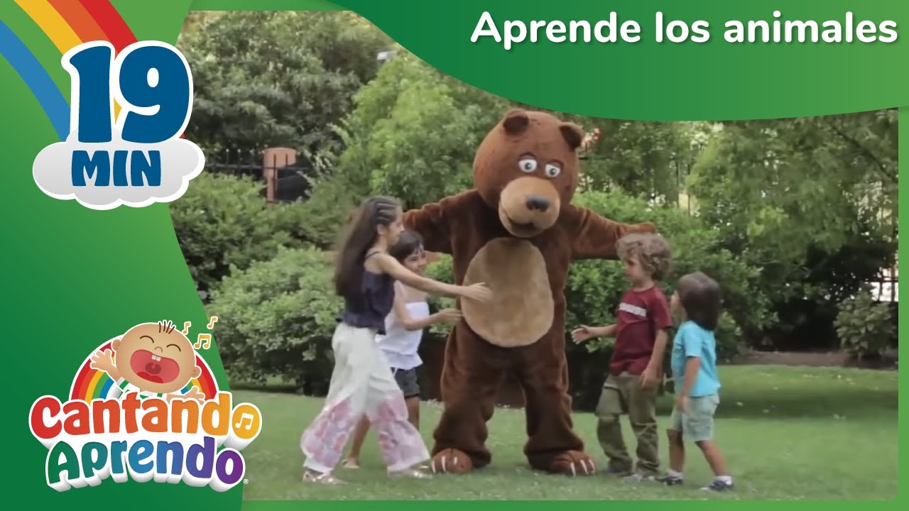 Diviértete junto a los animales de Cantando Aprendo | Educación para niños y niñas | Compilado