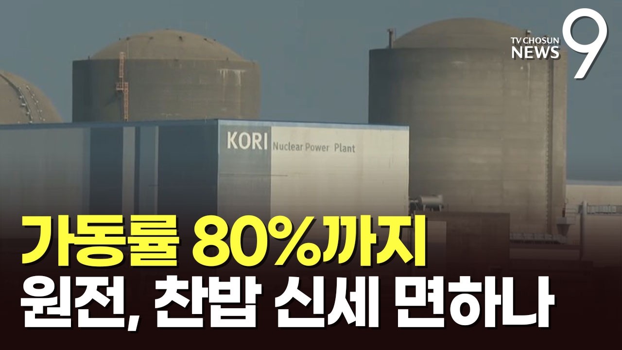 에너지 위기에 결국 '원전'…가동률 80%까지 올린다 [뉴스9]