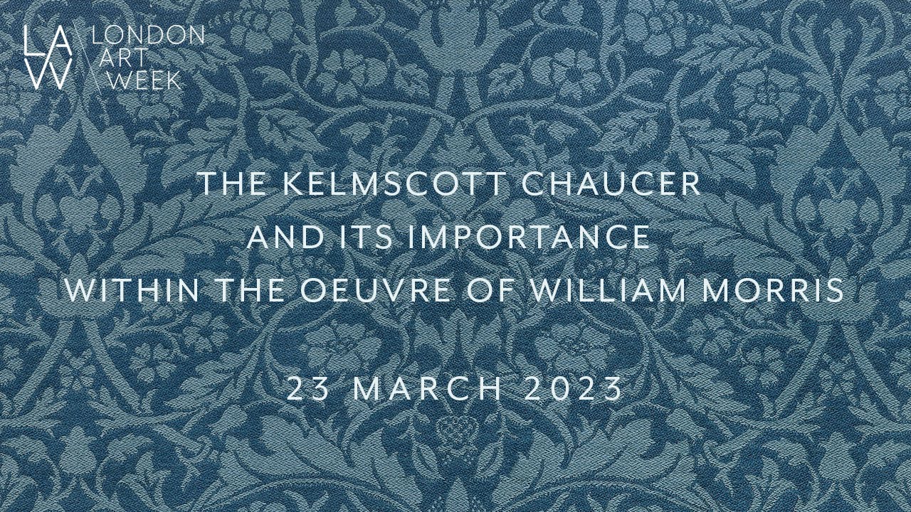 The Kelmscott Chaucer and its importance within the oeuvre of William Morris