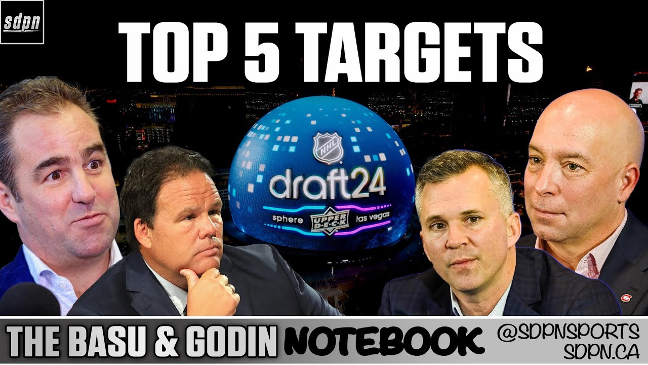 Who are the Montreal Canadiens top 5 targets in the NHL draft? | The Basu & Godin Notebook
