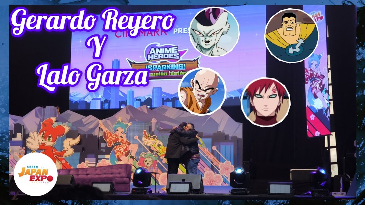Lalo Garza y Gerardo Reyero en vivo en Súper Japan expo 2024 Santiago de Chile