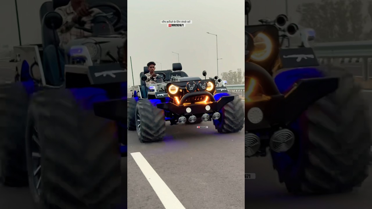MODIFIED JEEP MAKER ☎️9992931671 #modifiedjeep #thar #russianjeep #jeep #harshjainmotorjeeps