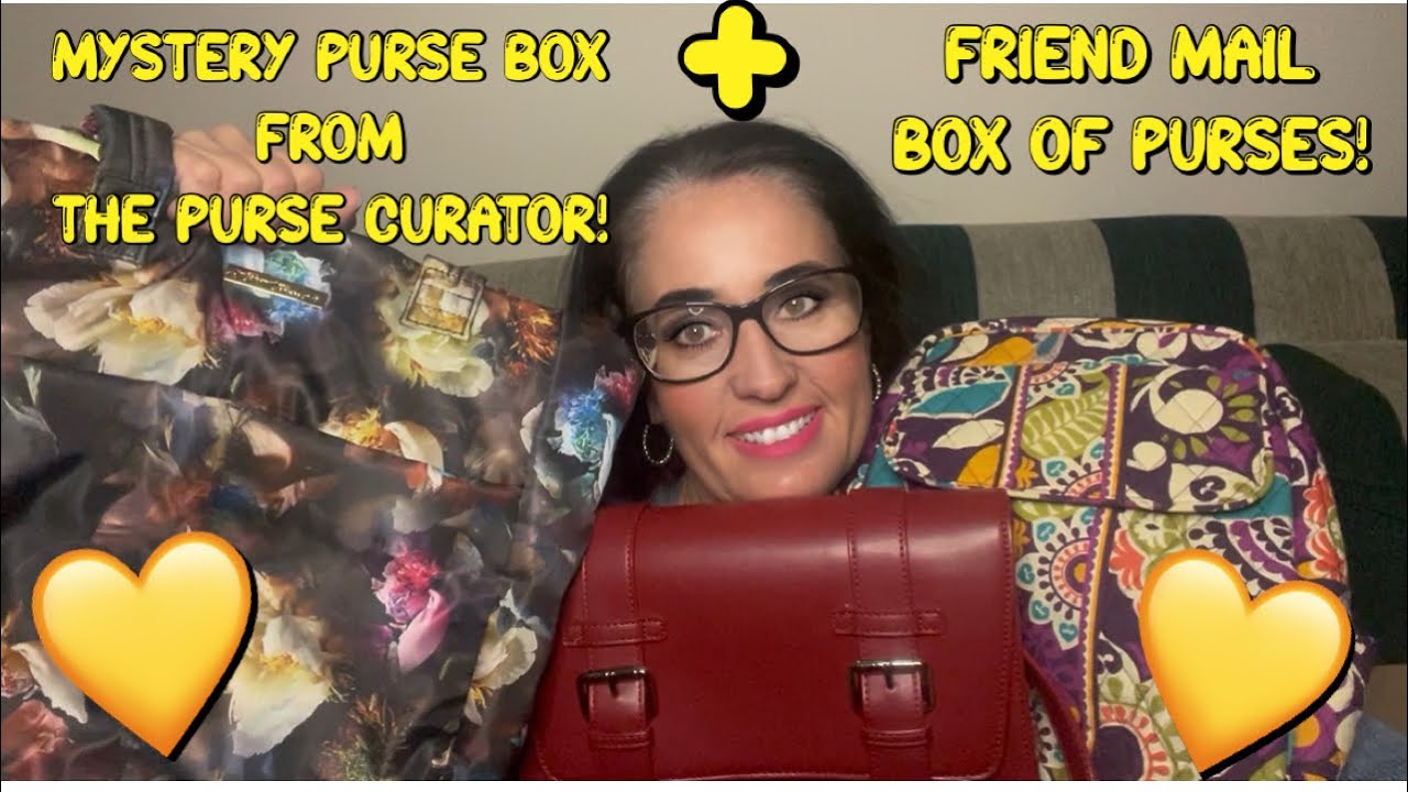 Mystery Purse Box Unboxing + Friend Mail Box Of Purses! 