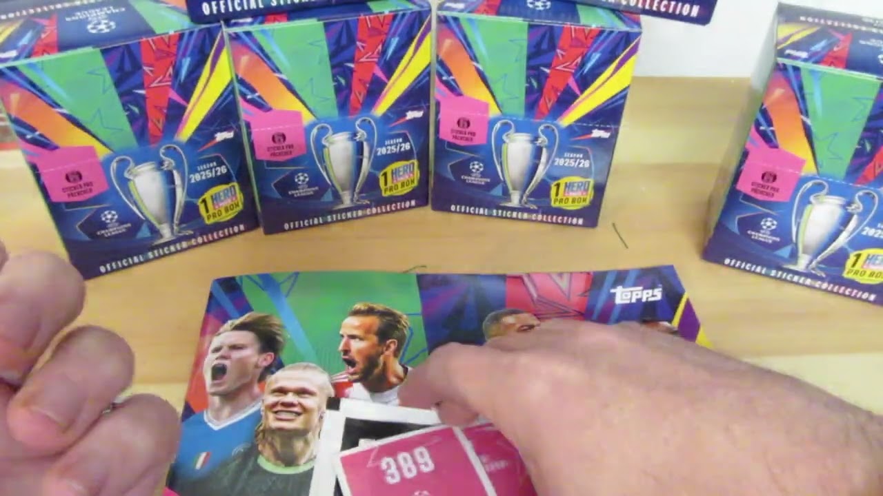 Topps Champions League 2025/2026 Stickers: Chrome sticker cards?