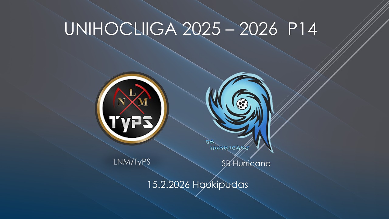 LNM/TyPS - SB Hurricane, Unihocliiga P14, 15.2.2026