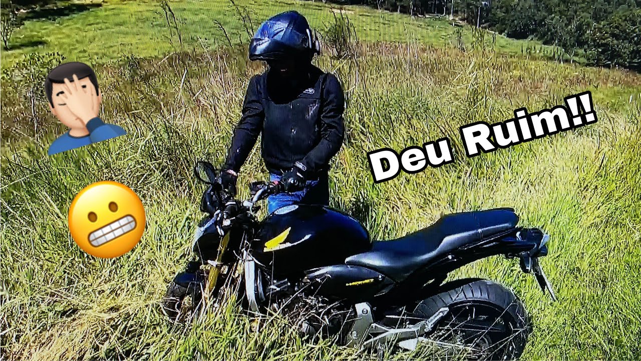 MEU AMIGO PASSOU RETO NA CURVA COM A HORNET!!
