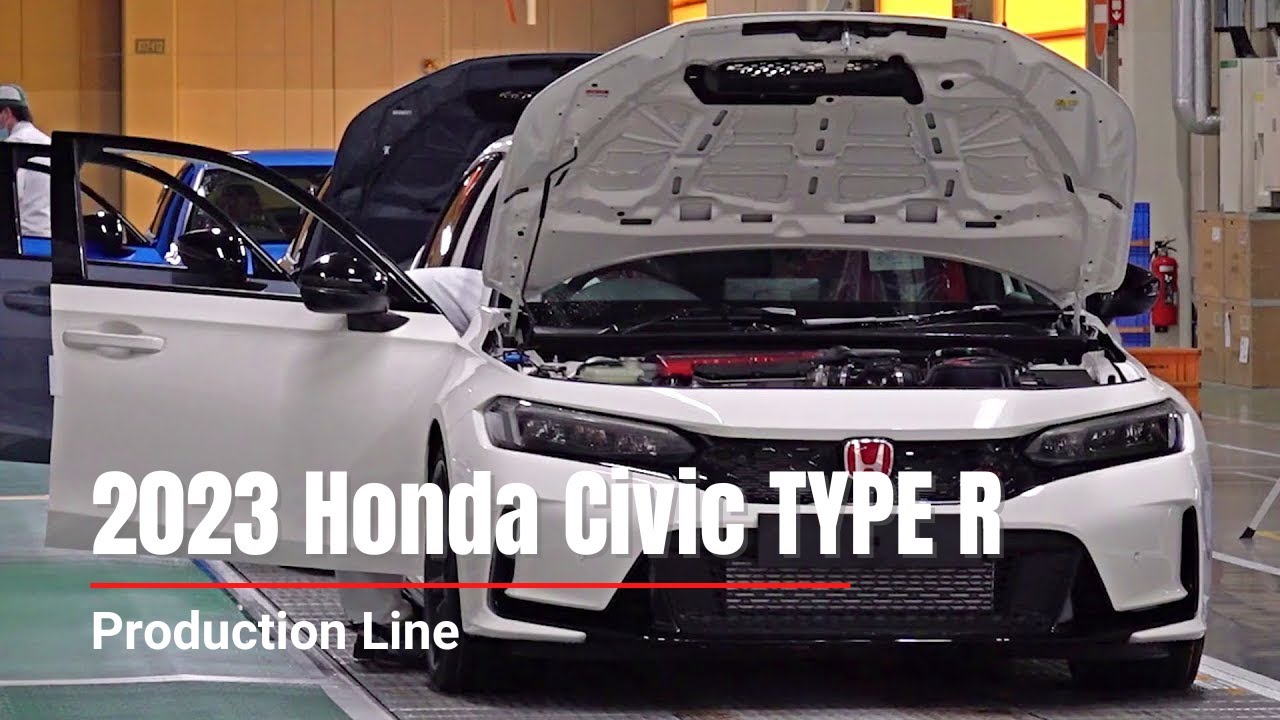 2023 Honda Civic TYPE-R Production Line | Honda Factory Tour in Japan - How Honda Car is Made