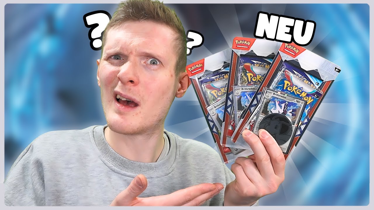 Pokémon NEUE(?!) Briduradon 2-Pack Blister 🤔 Karmesin & Purpur TCG Opening