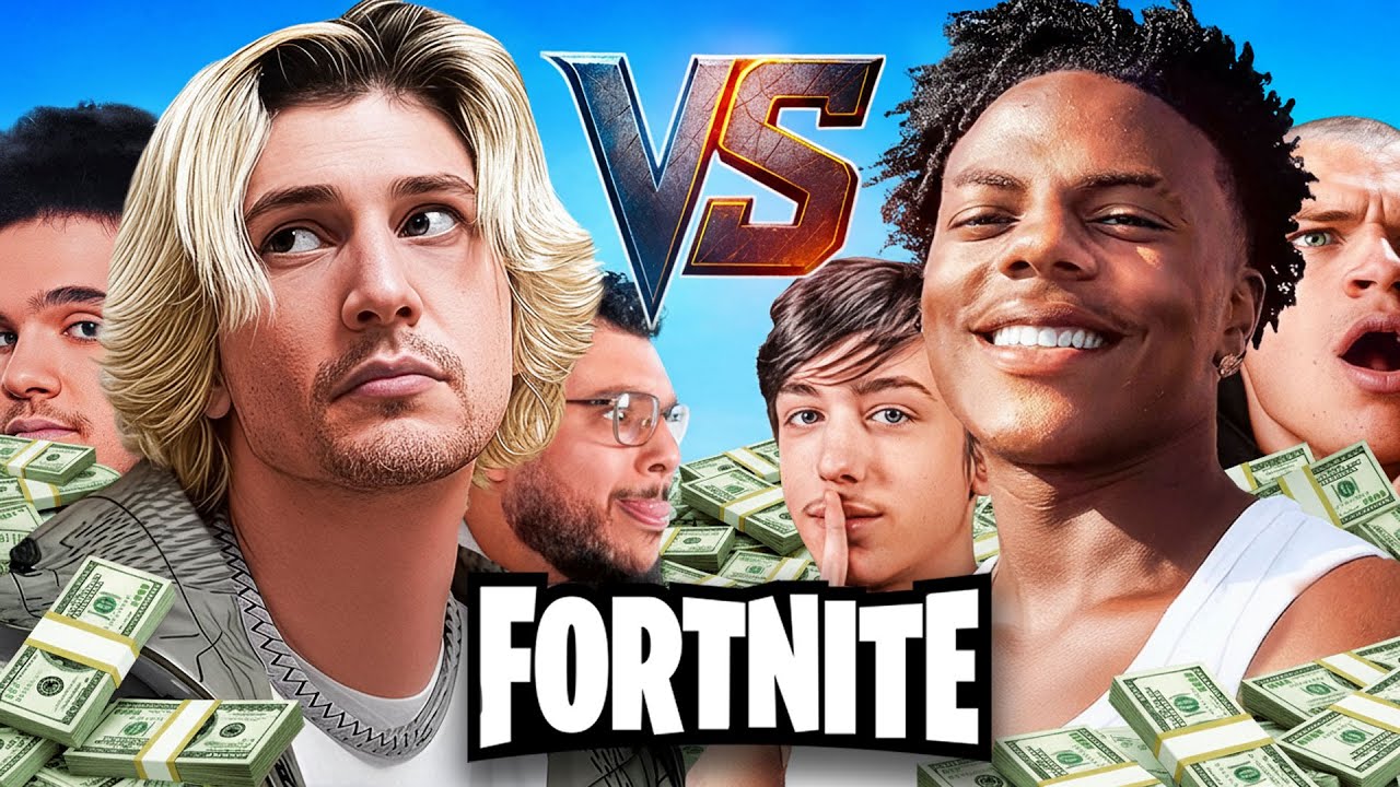 iShowSpeed, Jynxzi и Peterbot против XQC Fortnite Ставки!