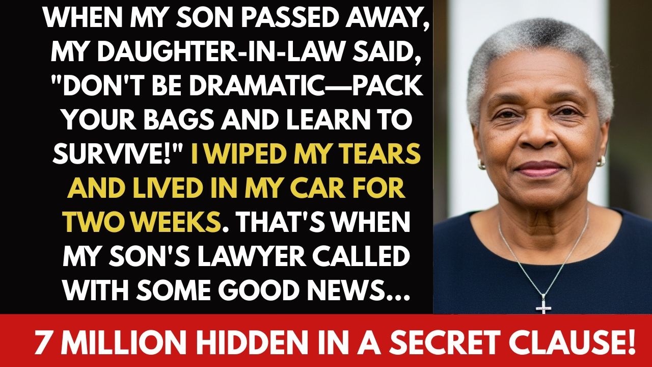 When my son passed away, my daughter-in-law said, 