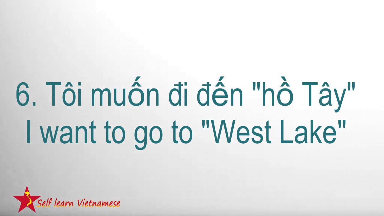 Learn Vietnamese Lesson 3: Useful sentences for everyday conversation (part 1)