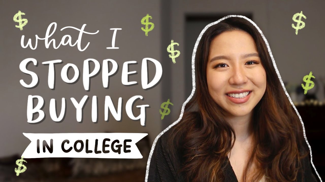 What I Stopped Buying As a College Student | money saving & finance tips