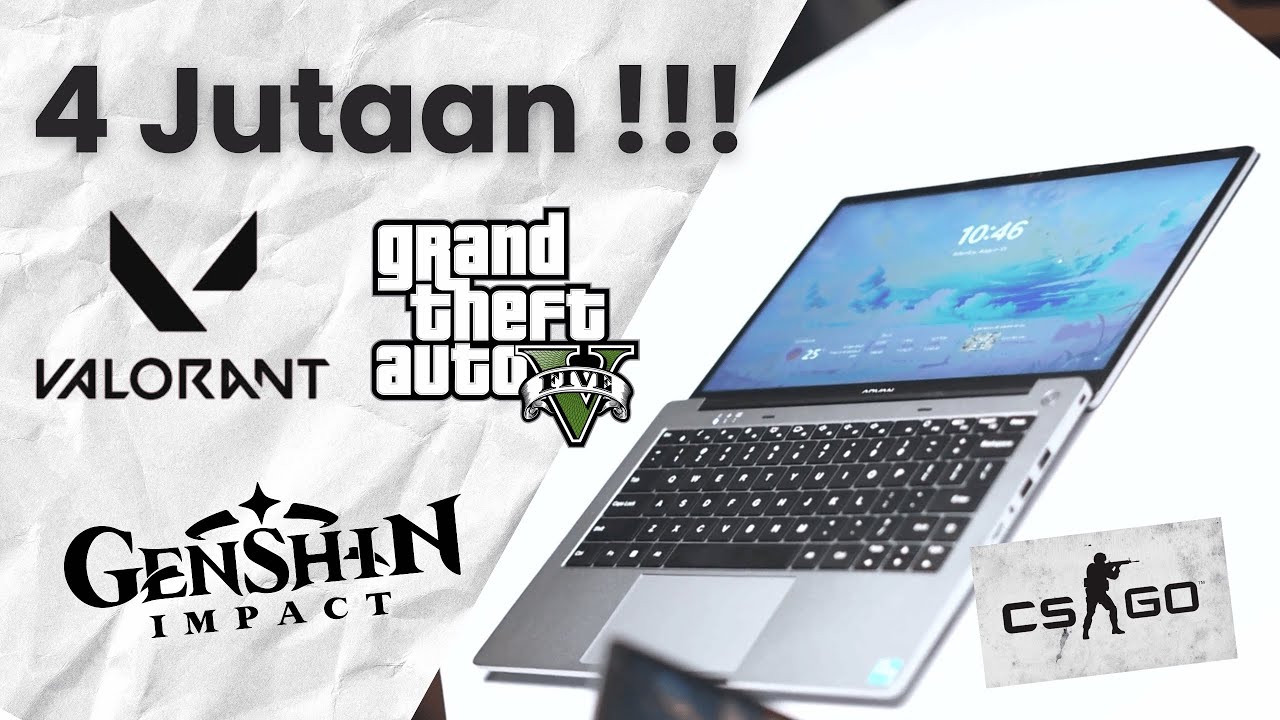 Ноутбук за 4 миллиона рупий для работы и учёбы, на котором можно играть в GTA 5, Valorant и Gensh...