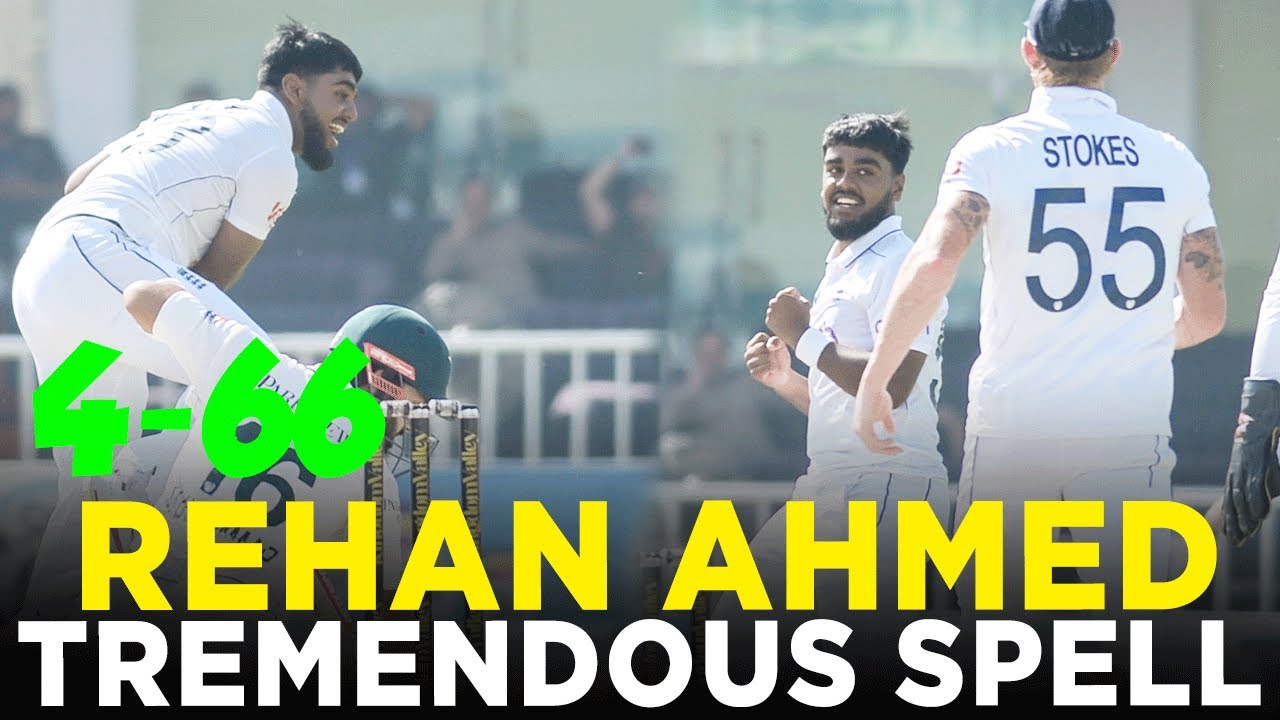 Rehan Ahmed Gets 4 Key Wickets | Pakistan vs England | 3rd Test Day 2, 2024 | PCB | M3G1K
