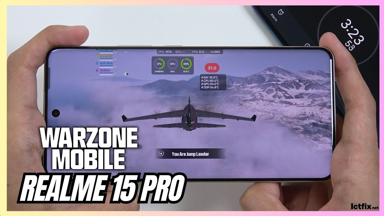 Realme 15 Pro Call of Duty Warzone Mobile Gaming test | Snapdragon 7 Gen 4, 144Hz Display