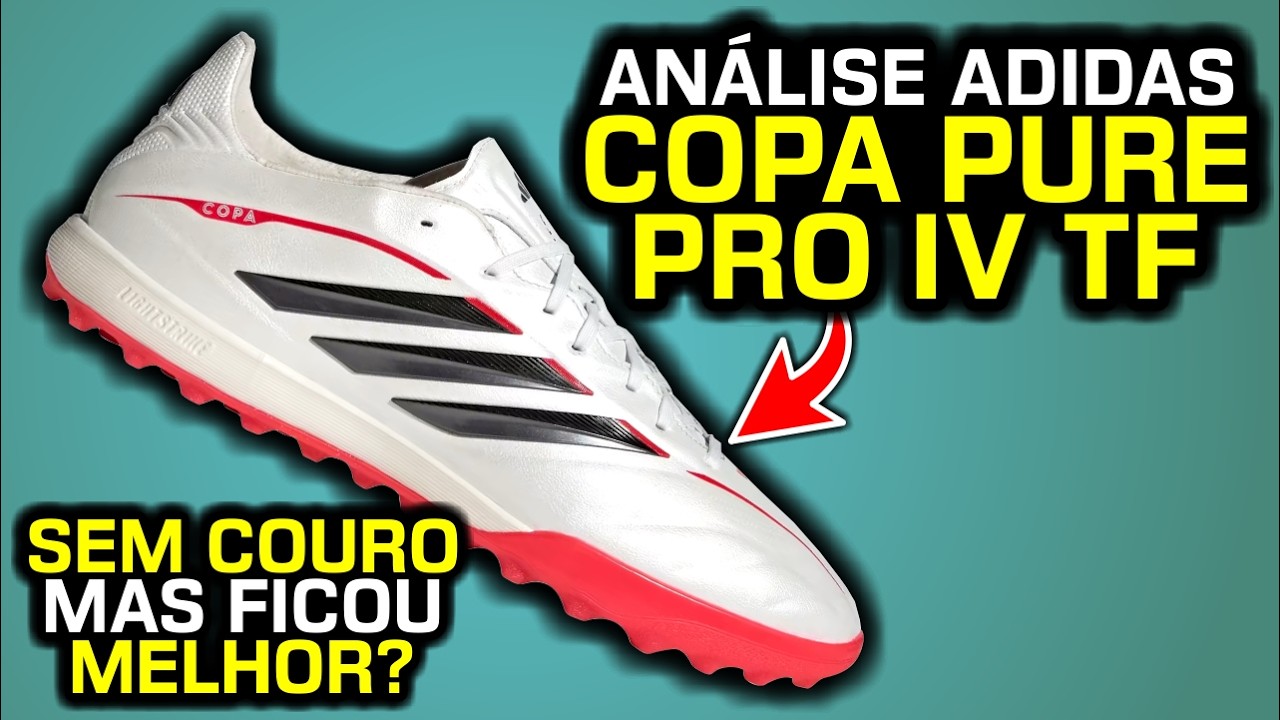 A PRO TF mais CONFORTÁVEL da Adidas? - Chuteira society Adidas Copa Pure IV Pro TF