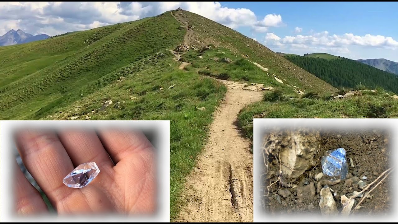 ☆ Incroyable découvertes lors d'une dure journée de prospection en altitude_ Minéraux Quartz Diamant