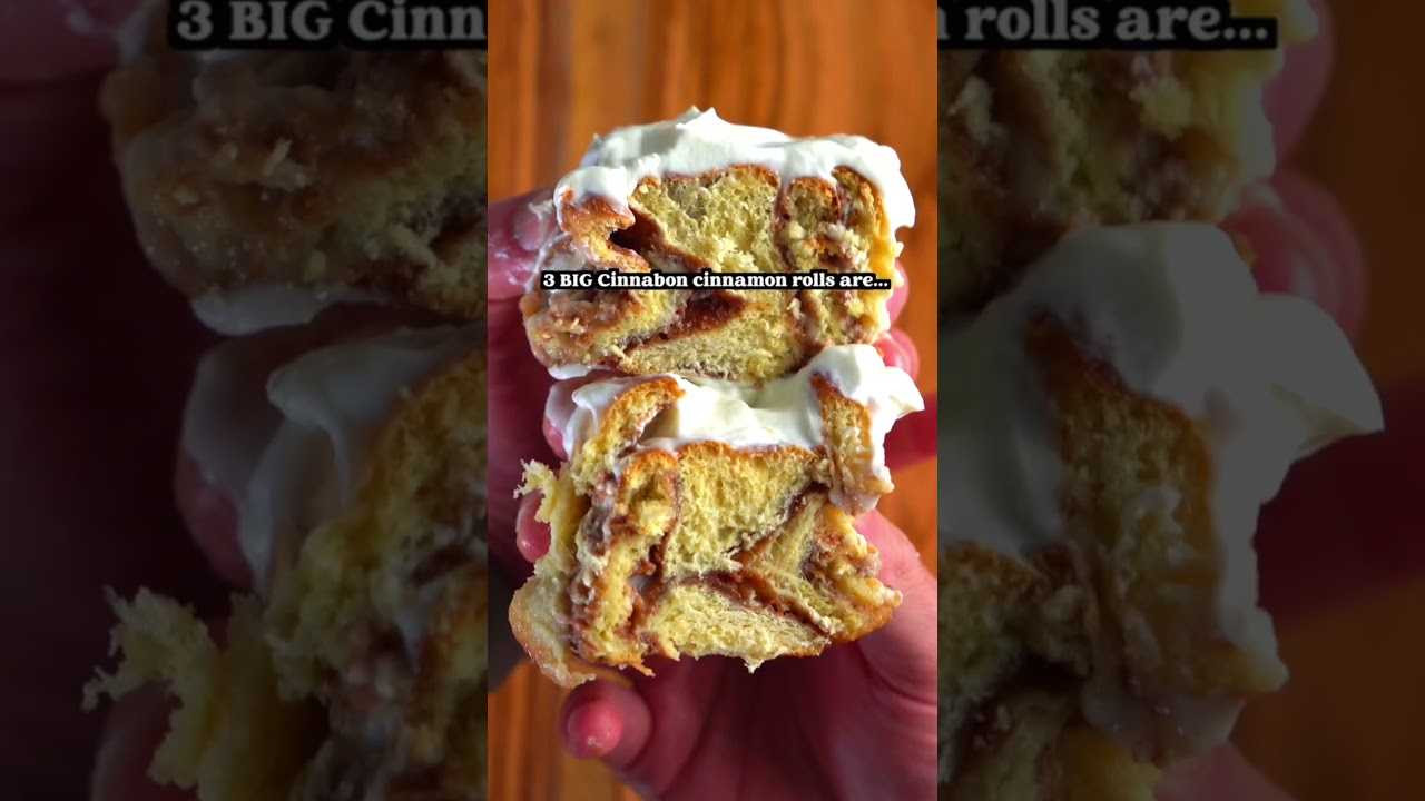 Low Calorie, High Protein Cinnabon Cinnamon Roll