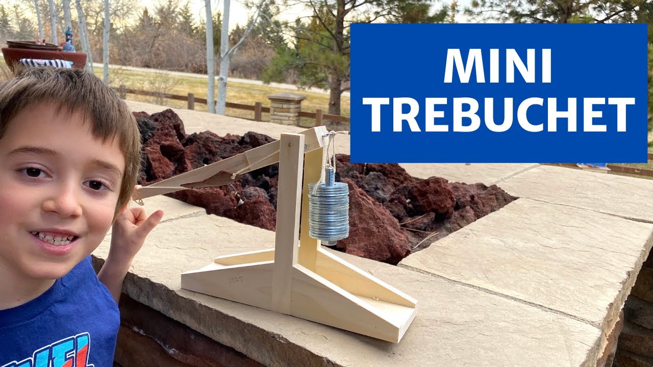 Stuck at Home? Build the Mini Trebuchet!