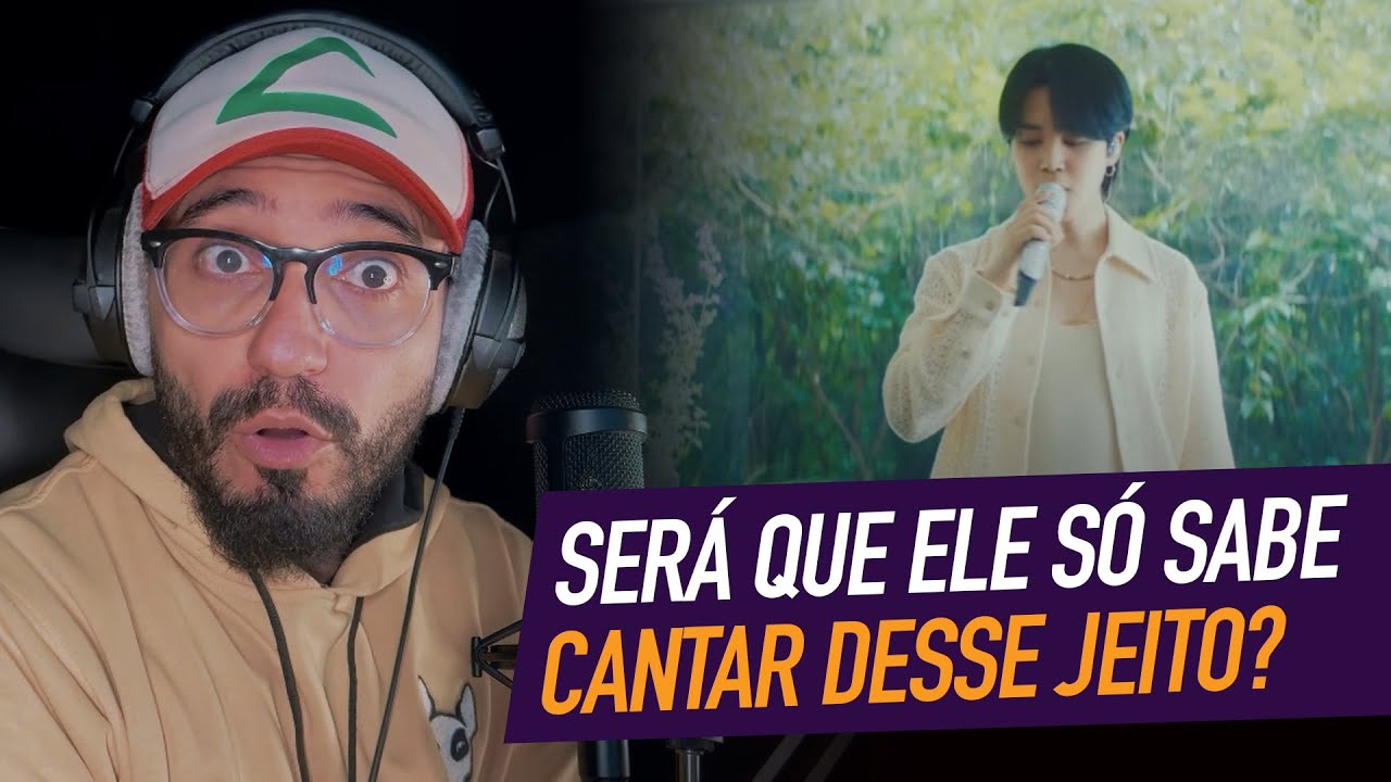 PROFESSOR de CANTO reage ao JIMIN cantando DEAR ARMY (Voz e Violão)