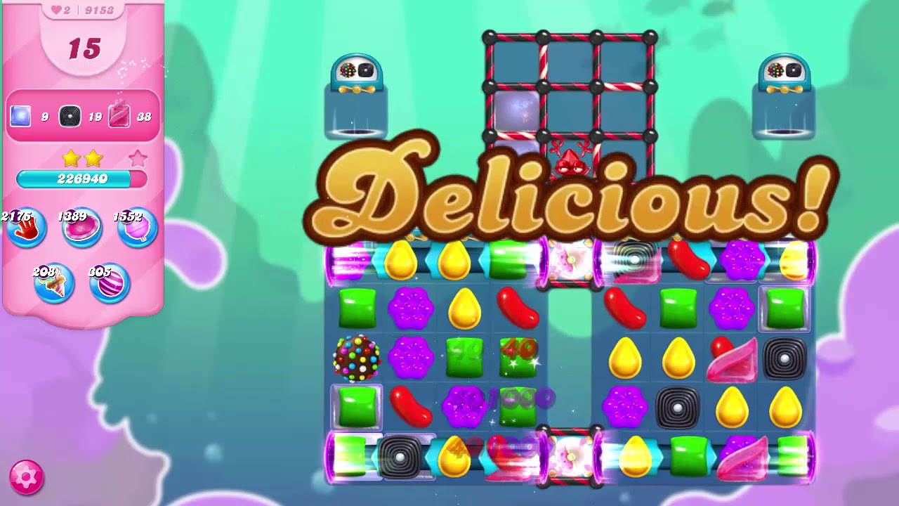 Candy Crush Saga Level 9153 NO BOOSTERS