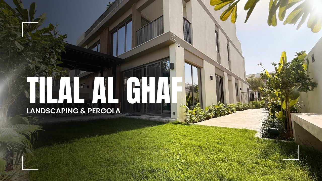 Landscaping & Pergola Project @Tilal Al Ghaf | Dubai | KCJ Interiors & Exteriors