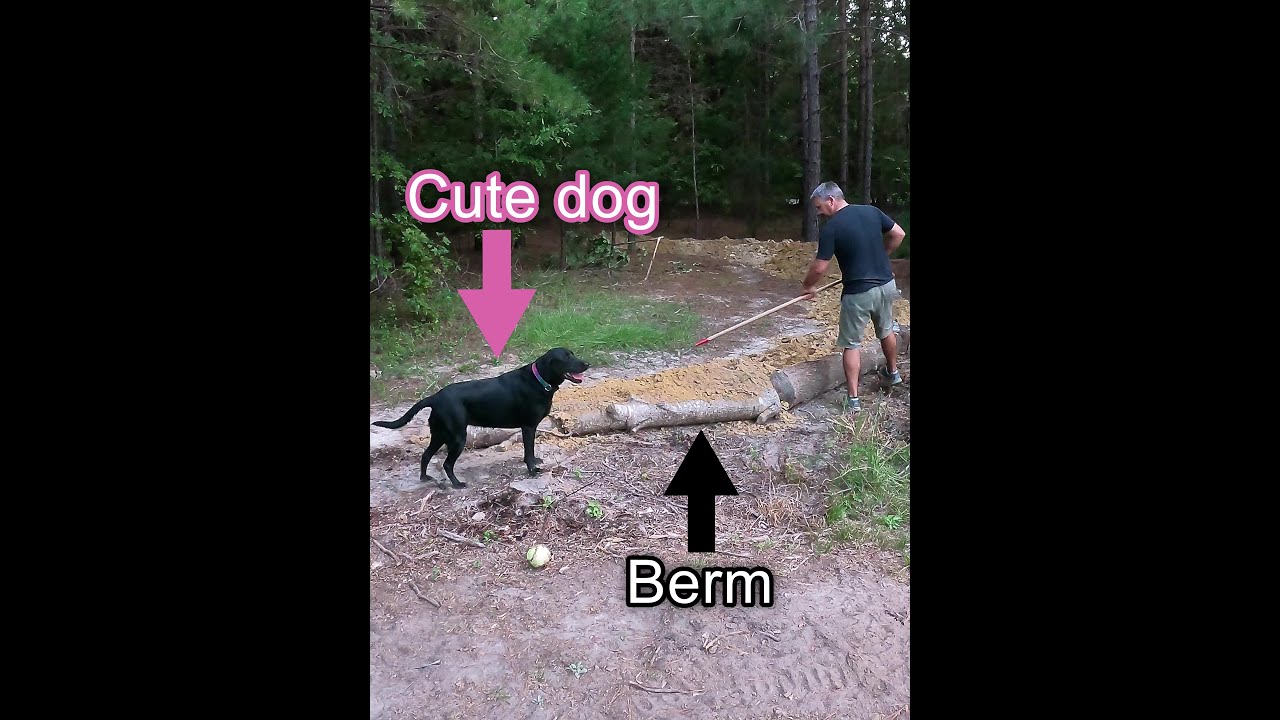 How to build a berm on a mountain bike trail in 15 seconds