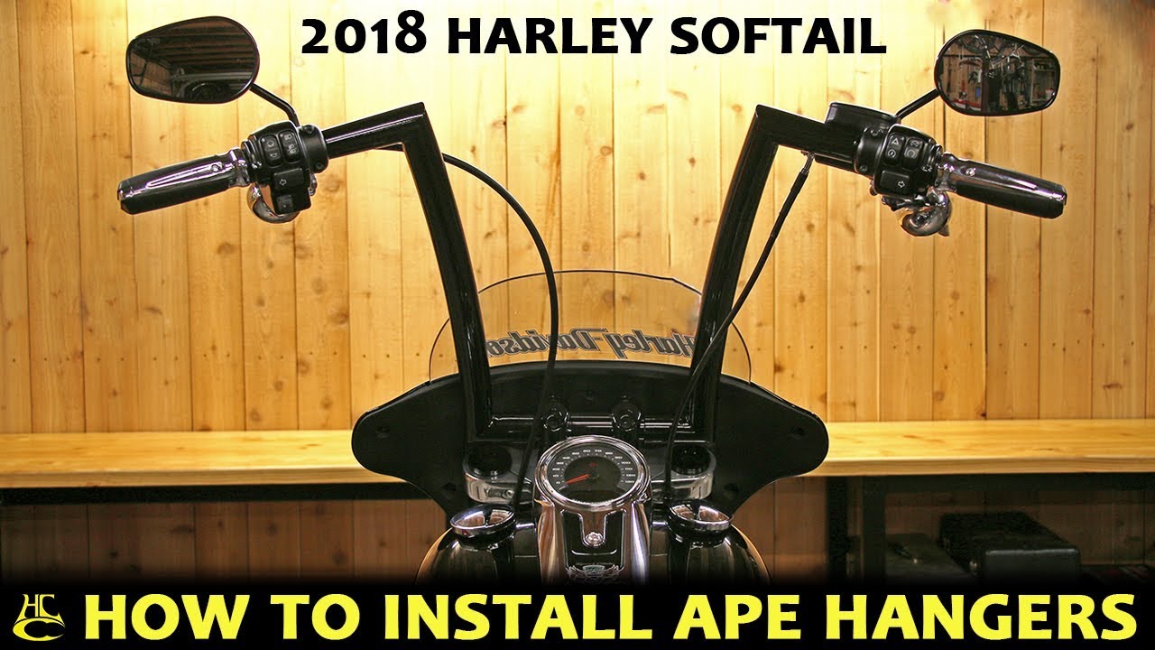 How To Install Ape Hangers 2018 Harley Davidson Softail - Save Time & Money!!