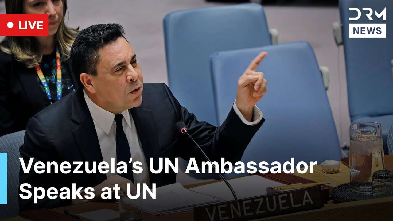 LIVE: Venezuela&rsquo;s UN Ambassador Samuel Moncada Addresses U.S.-Venezuela Tension at UN | AC1N