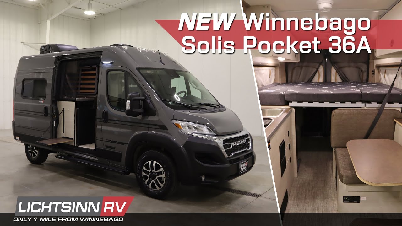 New Winnebago Solis Pocket 36A - Class B Gas Camper Van - LichtsinnRV.com