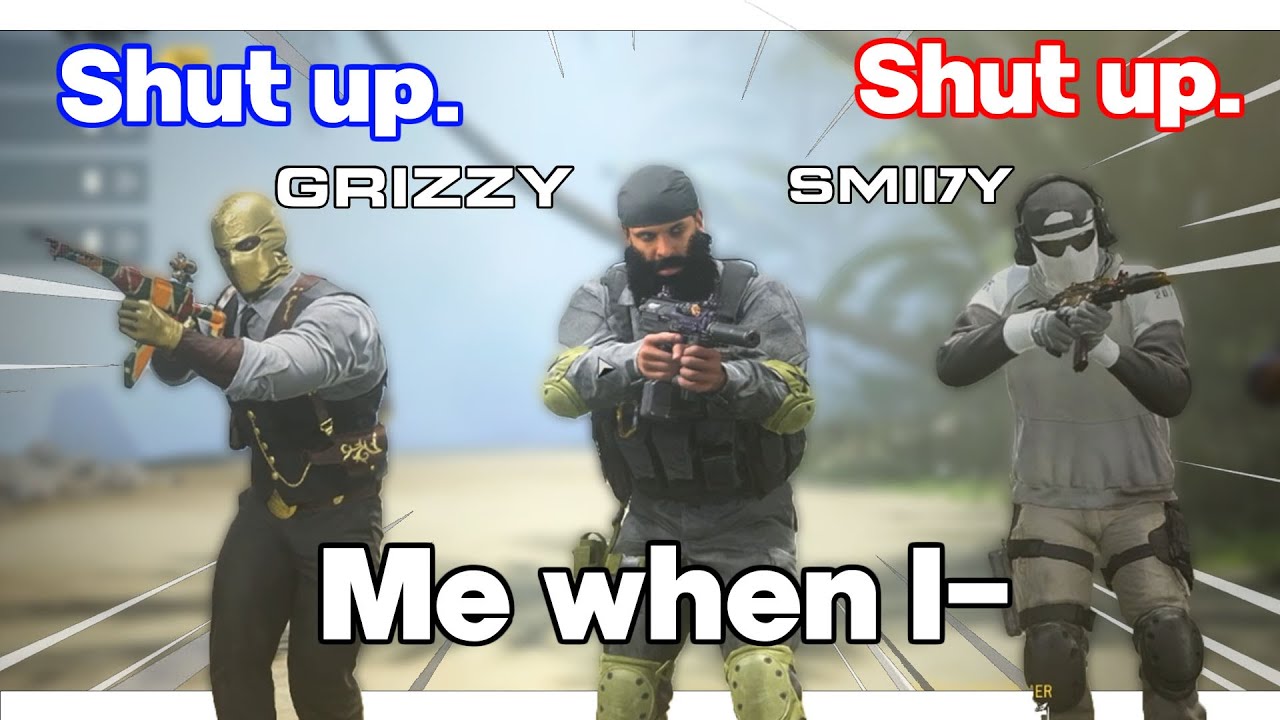Warzone But SMII7Y and Grizzy are Tired of me😞
