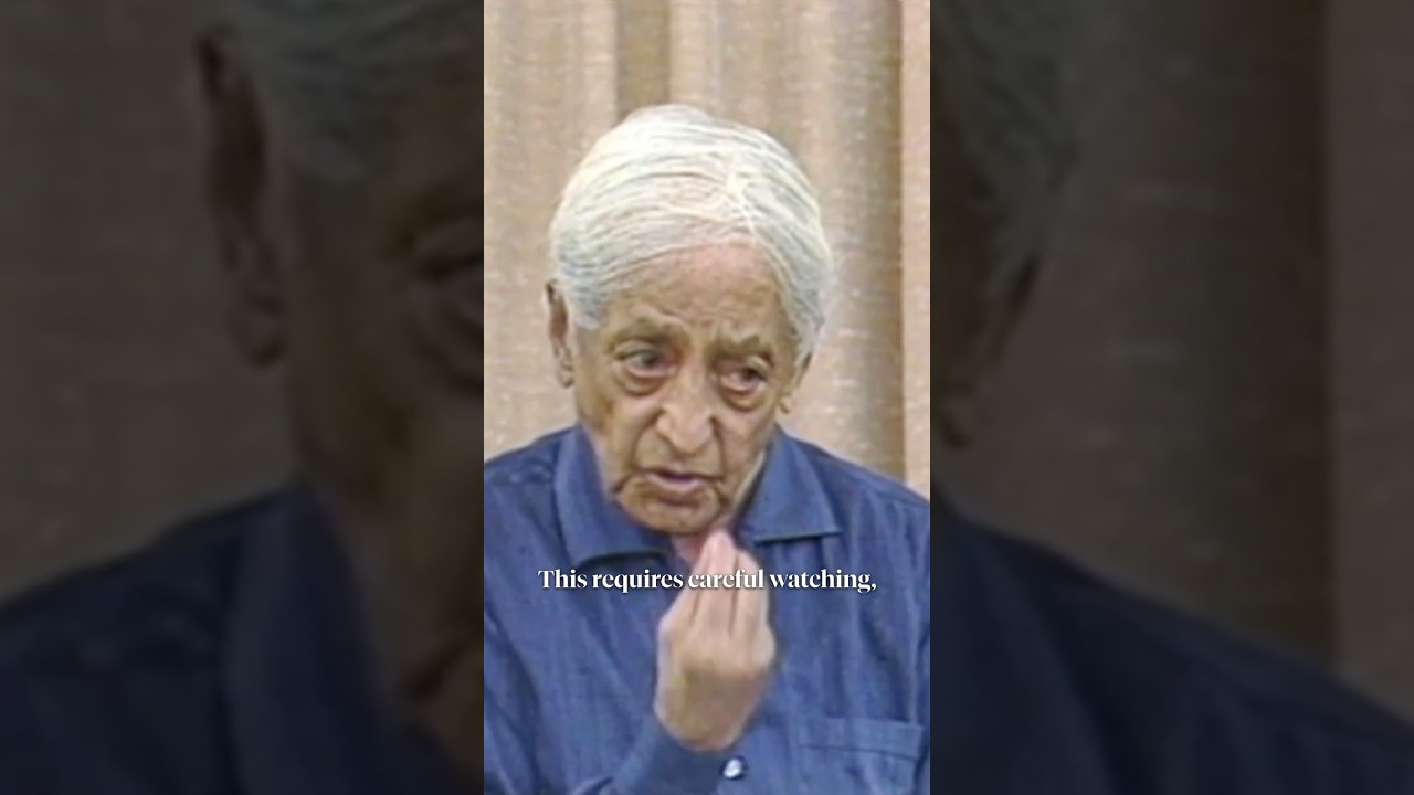 Look as for the First Time | Krishnamurti