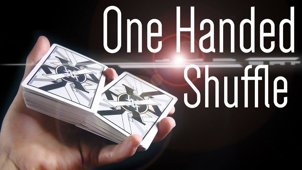 Como embaralhar com uma mão! (One Handed Shuffle)