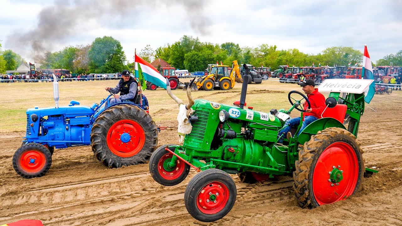II. Helvéciai Traktoros Nap | Erőhúzások 0-100 LE | Zetor K25, MTZ 50, MTZ 82 Turbo