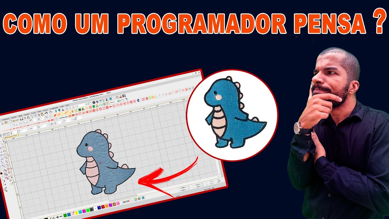 Como montar uma matriz de bordado
