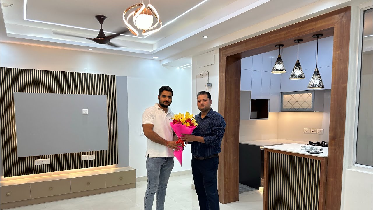 2+Study Interior Completed at Nirala Aspire Noida Extension.