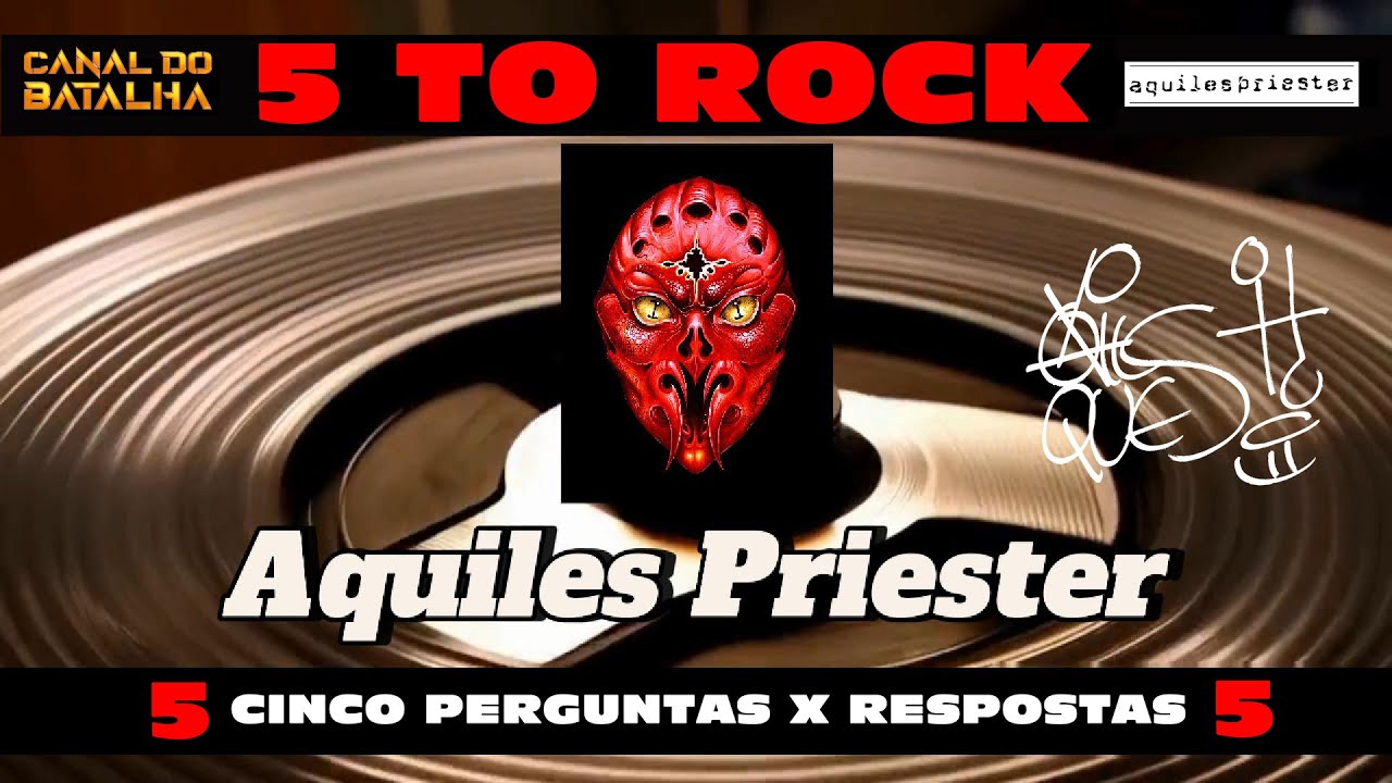 5 TO ROCK: Aquiles Priester #wasp #angra #hangar #aquilespriester