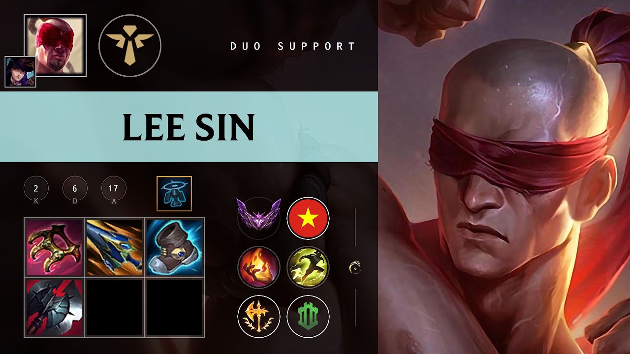 Lee Sin Support vs Thresh - VN Master Patch 26.08