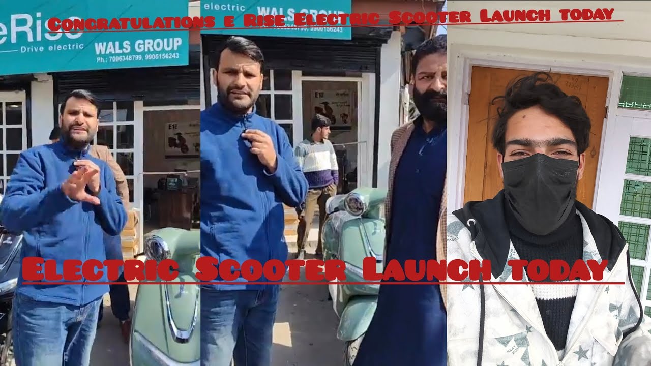 #Congratulations e Rise Electric Scooter Launch today at Khanyar Srinagar 7006348799