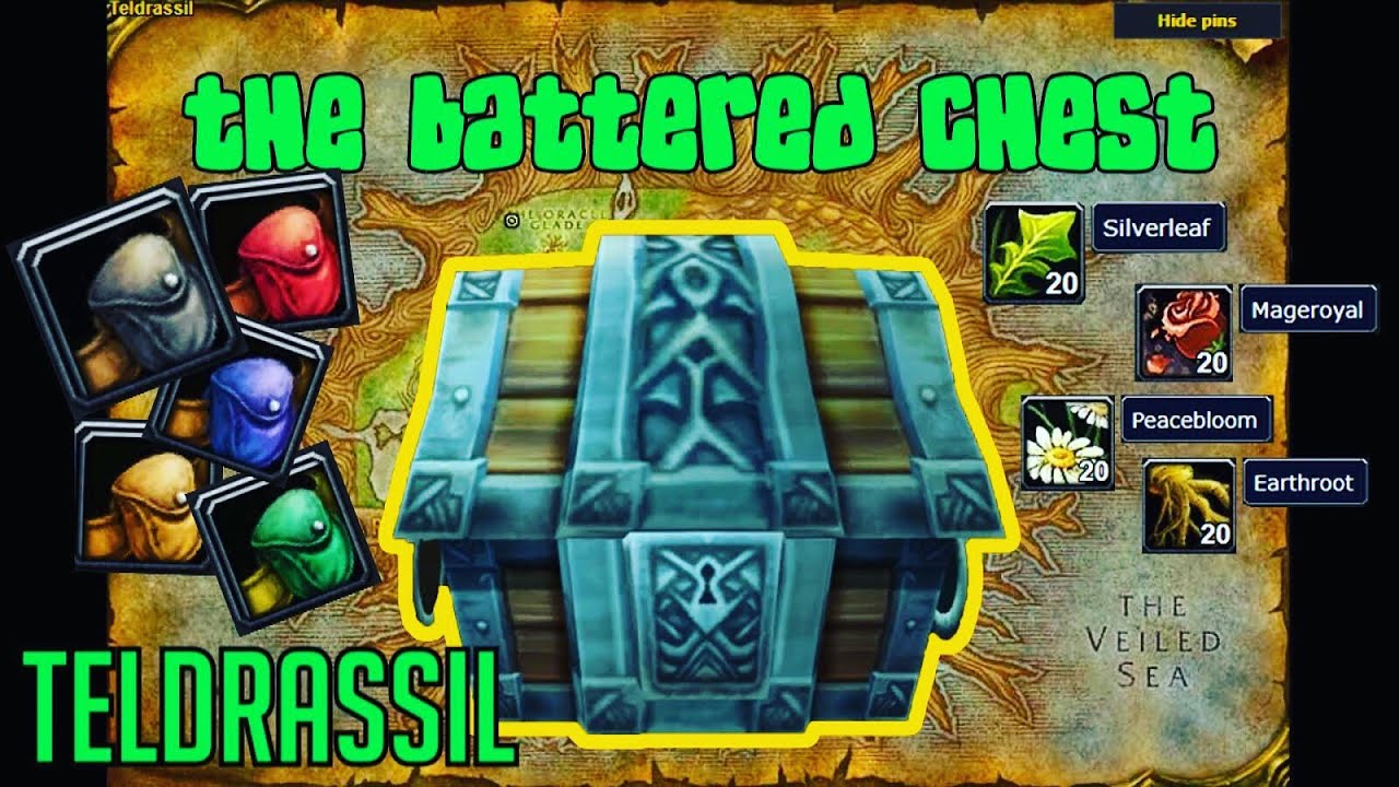 Classic Vanilla WoW Treasure Chests | Teldrassil World of Warcraft