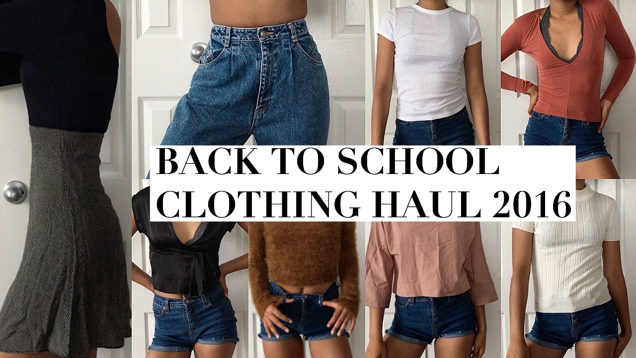 BACK TO SCHOOL TRY ON CLOTHING HAUL