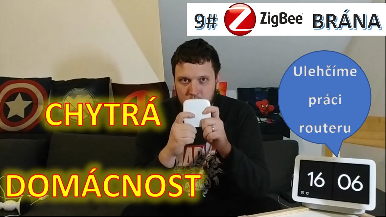 Chytrá domácnost levně 🤖 9# 🎙🖥 ZIGBEE + brána 🖥🎙 Šetříme práci routeru a připravujeme se na progres