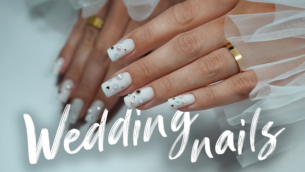 Idées ongles facile mariage 💒
