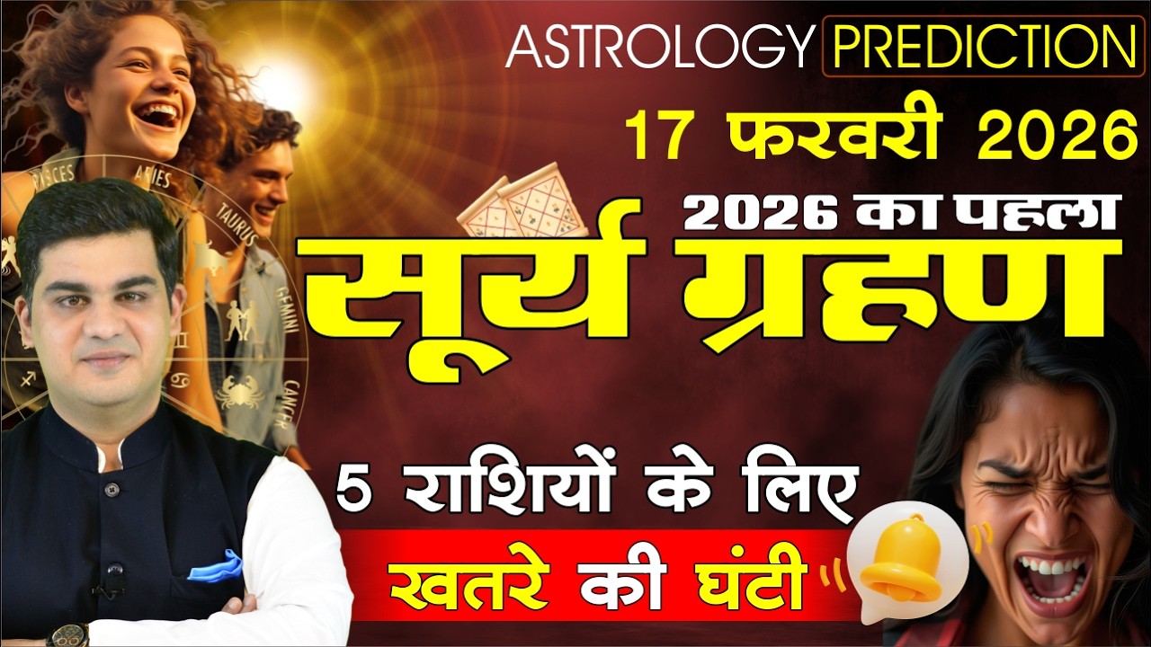 17 February 2026 Surya Grahan Rashifal | सूर्य ग्रहण 2026 मेष से मीन राशिफल | Mohit Kamal Shrimali