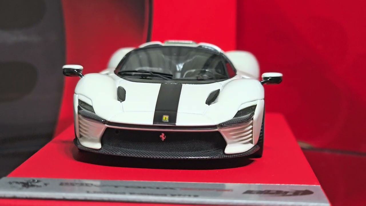 BBR 1/43 Ferrari SP3 Daytona Race version Open Roof Fuji white BBR Race43-262