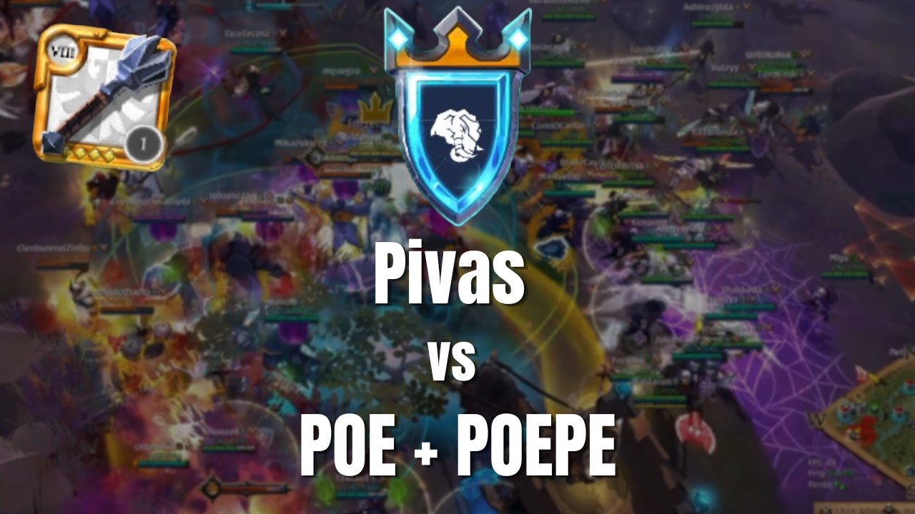 Albion Online ZvZ l Pivas vs Rogue Natives + Ifures + Kool Aid